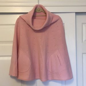 Gap Lambs Wool and Cashmere Poncho Sweater